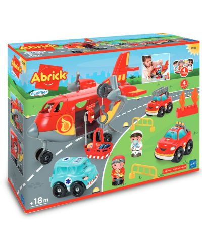 Σετ παιχνιδιών Ecoiffier Abrick - Πυροσβεστικό αεροπλάνο - 7