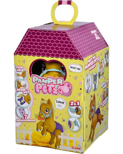 Σετ παιχνιδιού Simba Toys Pamper Petz - Πόνυ με πάνα και εκπλήξεις - 6