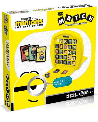 Παιχνίδι με κάρτες και κύβους Top Trumps Match - Minions 2 - 5