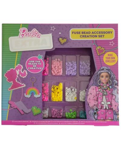 Σετ παιχνιδιού Barbie - Φτιάξτε ένα μπρελόκ - 1