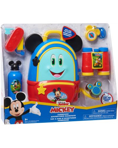 Σετ παιχνιδιού Just Play Disney Junior - Σακίδιο πλάτης Μίκυ Μάους, με αξεσουάρ - 2