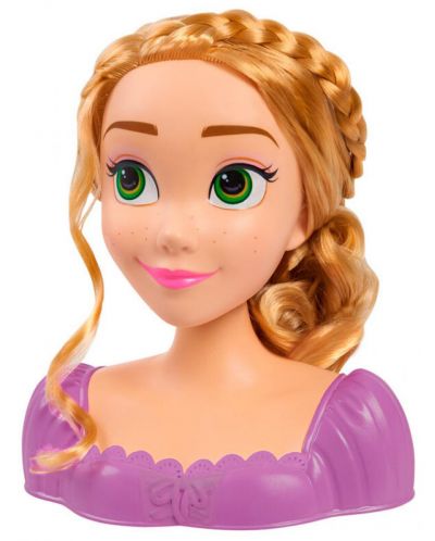 Σετ παιχνιδιού Just Play Disney Princess - Μανεκέν χτένισμα Rapunzel, με 7 αξεσουάρ - 4