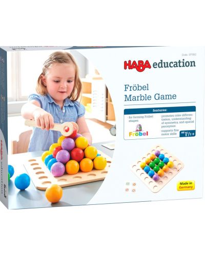 Παιχνίδι για ταξινόμηση Haba - Χρωματιστές μπάλες Hed - 4