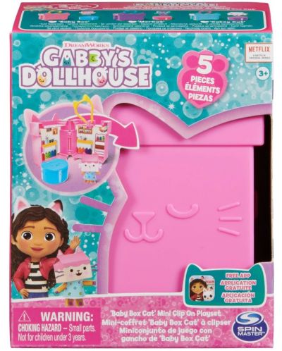 Σετ παιχνιδιού Gabby's Dollhouse - Σπίτι, Baby Box Cat - 6