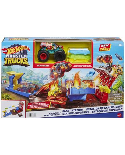 Σετ παιχνιδιού Hot Wheels Monster Trucks - Η έκρηξη - 2