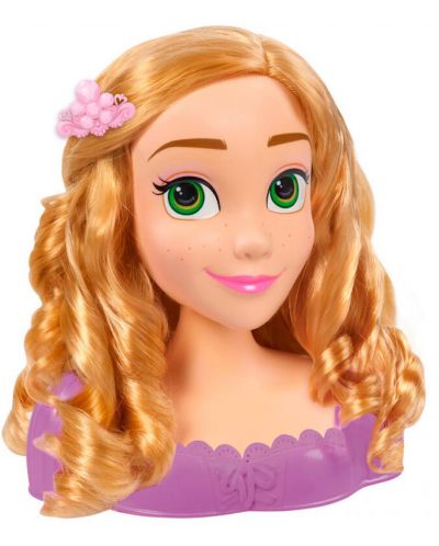 Σετ παιχνιδιού Just Play Disney Princess - Μανεκέν χτένισμα Rapunzel, με 7 αξεσουάρ - 2