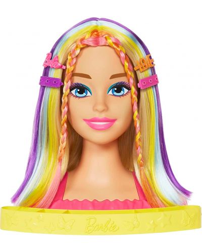 Σετ παιχνιδιού Barbie Color Reveal - Μανεκέν για χτενίσματα, με αξεσουάρ - 2