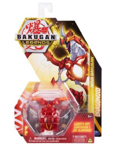 Σετ παιχνιδιού Spin Master - Bakugan Legends, Nova Bakugan Dragonoid - 1
