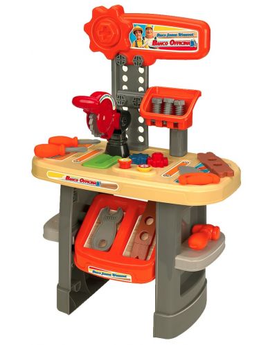 Σετ παιχνιδιών RS Toys - Πάγκος εργασίας με εργαλεία, 31 τεμάχια - 1