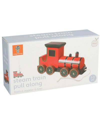 Παιχνίδι έλξης  Orange Tree Toys - Ένα τρένο ατμού - 3