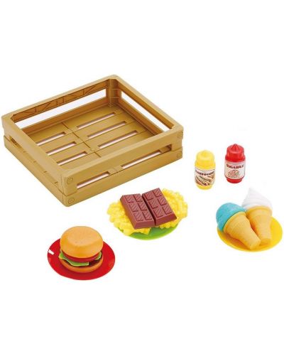 Σετ παιχνιδιών Raya Toys - Food Box Μπέργκερ και παγωτό - 1