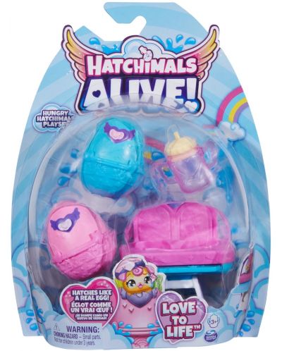 Σετ παιχνιδιού Hatchimals Alive! - Καρέκλα τραπεζαρίας με ειδώλια - 1