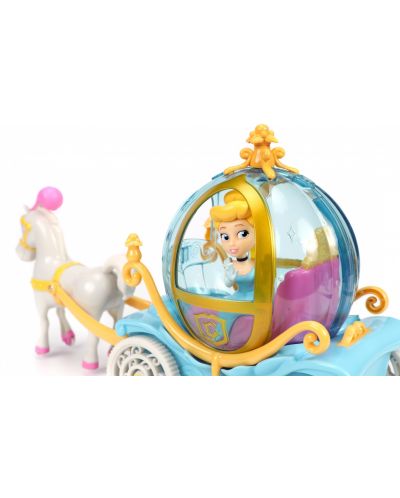 Παιχνίδι με τηλεχειριστήριο Jada Toys Disney Princess - Η άμαξα της Σταχτοπούτας - 4