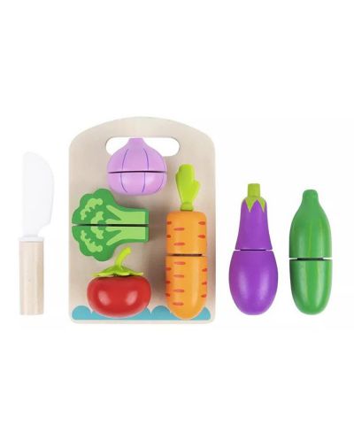 Σετ παιχνιδιού Tooky Toy -Λαχανικά για κοπή - 2
