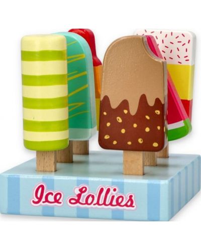 Σετ παιχνιδιού Lelin - Σταντ με παγωτά με ξυλάκι - 1
