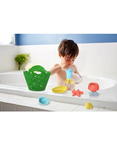 Παιχνίδια μπάνιου Green Toys - Tide Pool Bath Set, 7 μέρη - 2