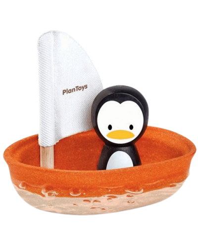 Παιχνίδι μπάνιου  PlanToys - πιγκουίνος - 1