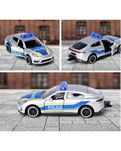 Σετ παιχνιδιού Majorette - Αστυνομικό τμήμα με Porsche Panamera - 3