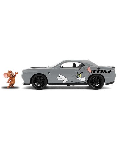 Σετ παιχνιδιών Jada Toys - Tom and Jerry, Αυτοκίνητο 2015 Dodge Challenger, 1:24 - 3