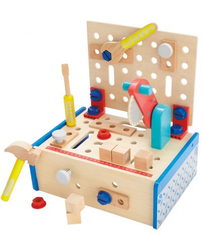 Σετ παιχνιδιού Acool Toy - Πάγκος εργασίας με δισκοπρίονο και εργαλεία - 1