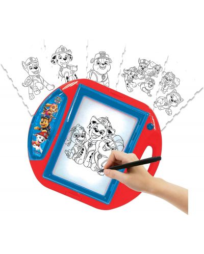 Σετ παιχνιδιού Lexibook - Προβολέας ζωγραφικής Paw Patrol, με στένσιλ και σφραγίδες - 2