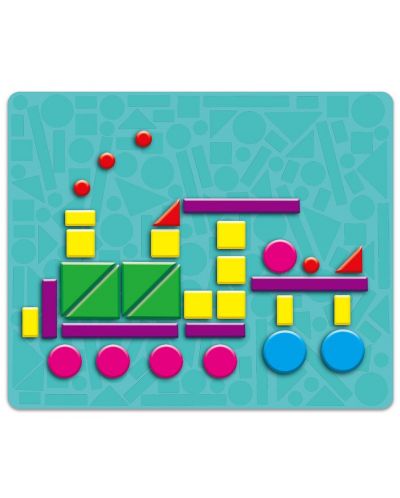 Σετ παιχνιδιού Galt Toys - Μαγνητικά σχήματα και χρώματα - 3