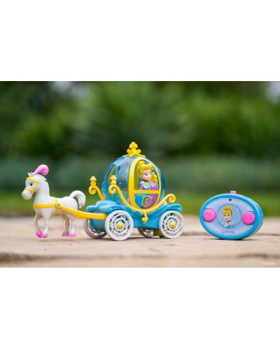 Παιχνίδι με τηλεχειριστήριο Jada Toys Disney Princess - Η άμαξα της Σταχτοπούτας - 6