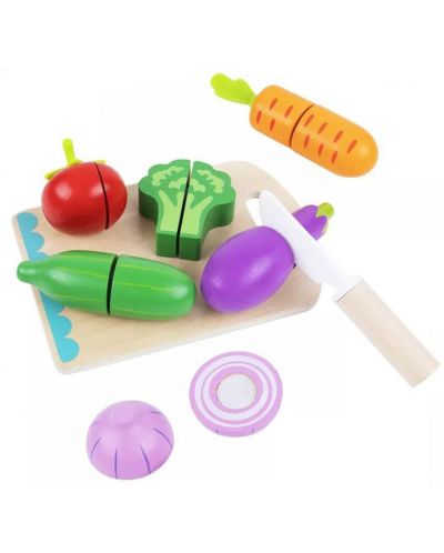 Σετ παιχνιδιού Tooky Toy -Λαχανικά για κοπή - 1