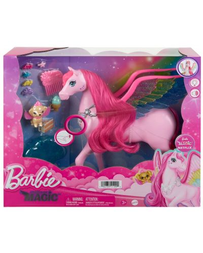 Σετ παιχνιδιών Barbie - Pegasus, με αξεσουάρ - 1
