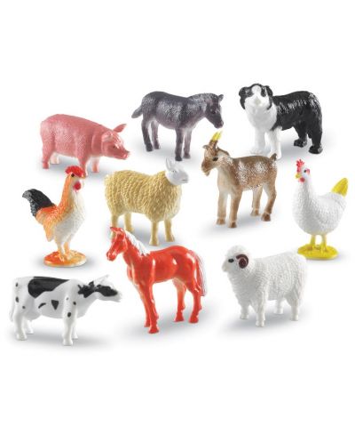 Σετ παιχνιδιών Learning Resources - Ζώα φάρμας, 60 τεμάχια - 2