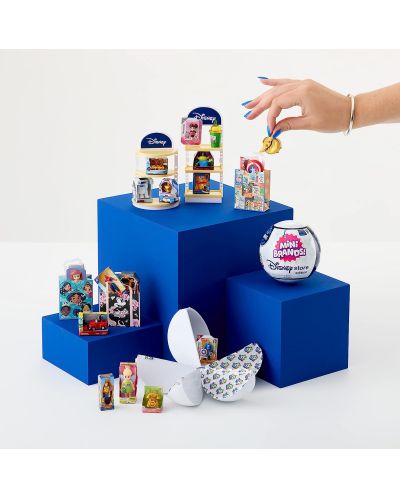 Σετ παιχνιδιού Zuru Mini Brands -Μπάλα με5 φιγούρες έκπληξη Disney, ποικιλία - 7