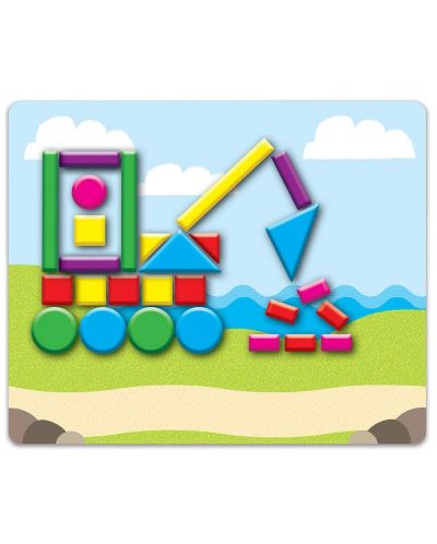 Σετ παιχνιδιού Galt Toys - Μαγνητικά σχήματα και χρώματα - 4