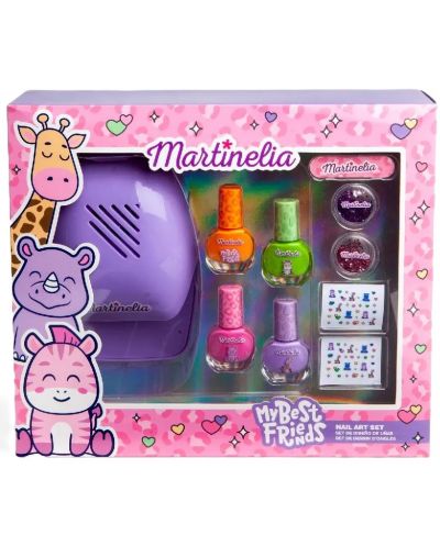 Σετ παιχνιδιού  Martinelia -Μανό νυχιών με λάμπα, My best friends - 1