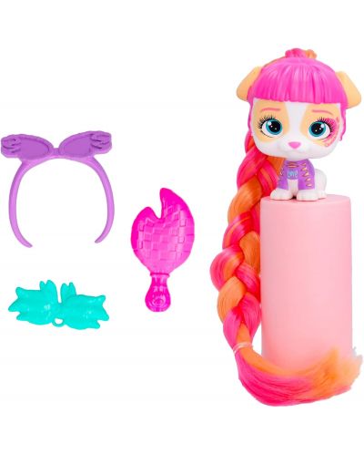 Σετ παιχνιδιού IMC Toys Vip Pets - Κουτάβι μόδας για χτενίσματα με αξεσουάρ, Jessie - 3