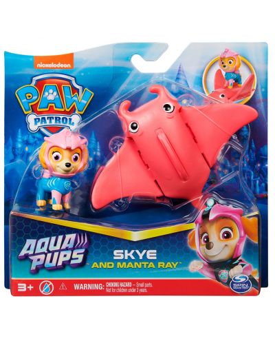 Σετ παιχνιδιού Spin Master Paw Patrol -Το Aqua Sky και ψαράκι - 1