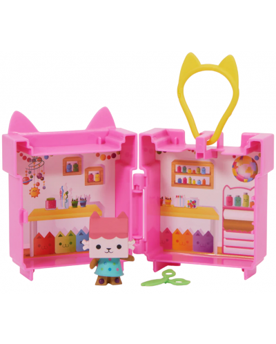 Σετ παιχνιδιού Gabby's Dollhouse - Σπίτι, Baby Box Cat - 1