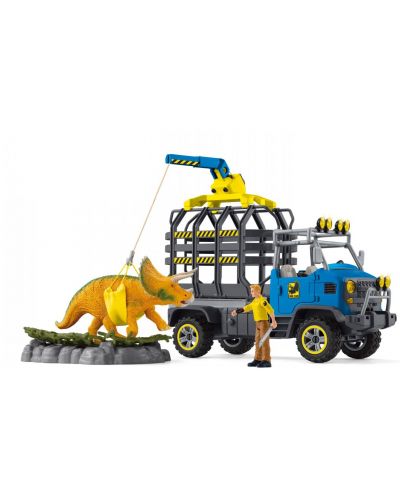 Σετ παιχνιδιών -Schleich Dinosaurs -Φορτηγό δεινοσαύρων - 1