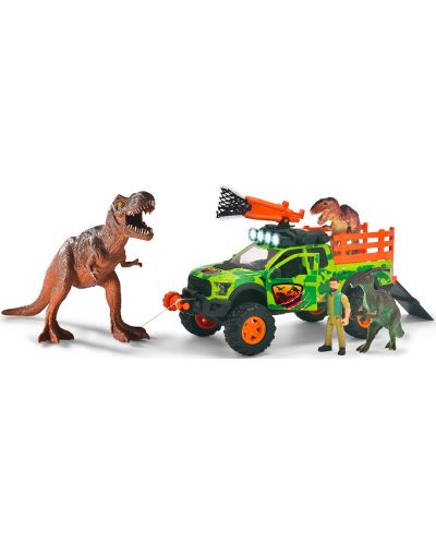 Σετ παιχνιδιού Dickie Toys - Τζιπ για κυνήγι δεινοσαύρων - 1