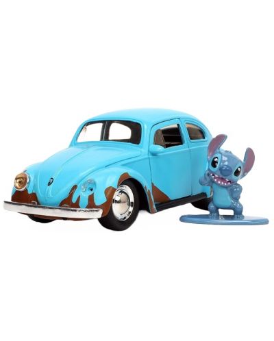 Σετ παιχνιδιού Jada Toys Disney - Lilo and Stitch, Αυτοκίνητο1959 VW Beetle - 1
