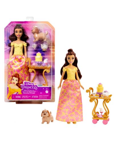 Σετ παιχνιδιού Disney Princess - Κούκλα Bell, Ώρα για τσάι - 1