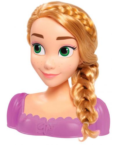 Σετ παιχνιδιού Just Play Disney Princess - Μανεκέν χτένισμα Rapunzel, με 7 αξεσουάρ - 5