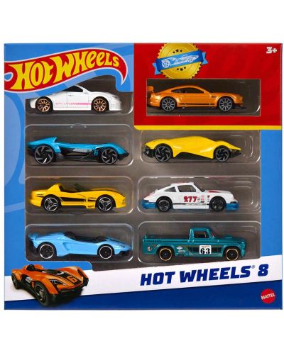 Σετ παιχνιδιού Hot Wheels - Basic car, ποικιλία - 1