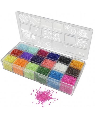 Σετ παιχνιδιού Buki Be Teens - Κουτί με διάφανες χάντρες - 2