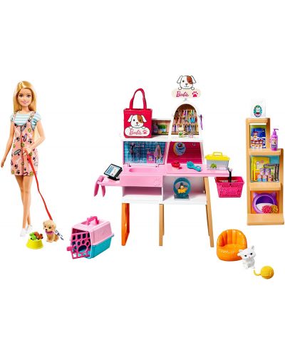 Σετ παιχνιδιού Mattel Barbie - Μπουτίκ για κατοικίδια - 2