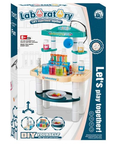 Σετ παιχνιδιού Felyx Toys -Επιστημονικό εργαστήριο με τρεχούμενο νερό, 46 τεμάχια - 1