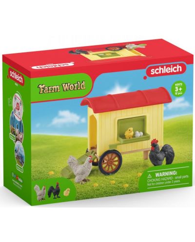 Σετ παιχνιδιού Schleich Farm World - Κινητό κοτέτσι - 1