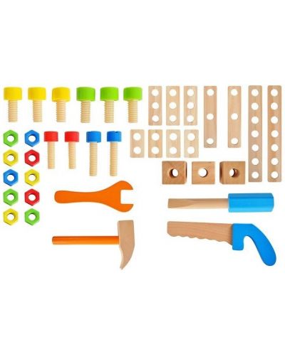 Σετ παιχνιδιού Kruzzel - Παιδικό εργαστήριο με εργαλεία κατασκευής - 2
