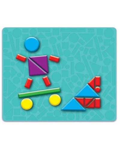 Σετ παιχνιδιού Galt Toys - Μαγνητικά σχήματα και χρώματα - 2