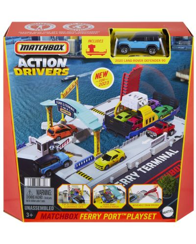 Σετ παιχνιδιού Matchbox Action Drivers - Πλοίο με αυτοκίνητο - 6