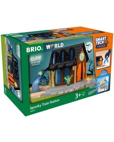 Σετ παιχνιδιού  Brio -σταθμός φάντασμα, Smart Tech - 1
